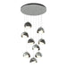 Hubbardton Forge - 131105-SKT-STND-82-20-GG0711 - LED Pendant - Brooklyn - Vintage Platinum