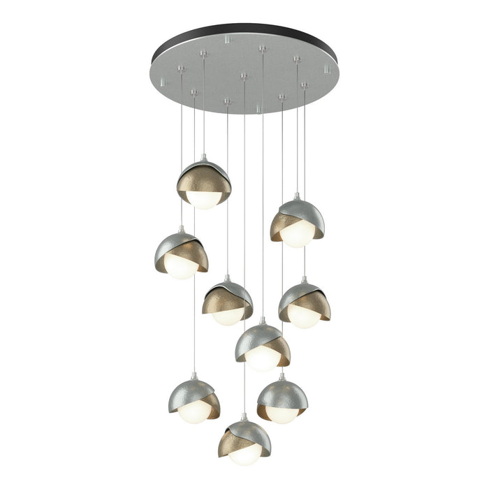 Hubbardton Forge - 131105-SKT-STND-82-84-GG0711 - LED Pendant - Brooklyn - Vintage Platinum