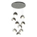 Hubbardton Forge - 131105-SKT-STND-85-07-GG0711 - LED Pendant - Brooklyn - Sterling