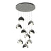 Hubbardton Forge - 131105-SKT-STND-85-10-GG0711 - LED Pendant - Brooklyn - Sterling
