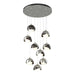 Hubbardton Forge - 131105-SKT-STND-85-14-GG0711 - LED Pendant - Brooklyn - Sterling