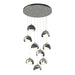 Hubbardton Forge - 131105-SKT-STND-85-20-GG0711 - LED Pendant - Brooklyn - Sterling