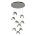 Hubbardton Forge - 131105-SKT-STND-85-82-GG0711 - LED Pendant - Brooklyn - Sterling