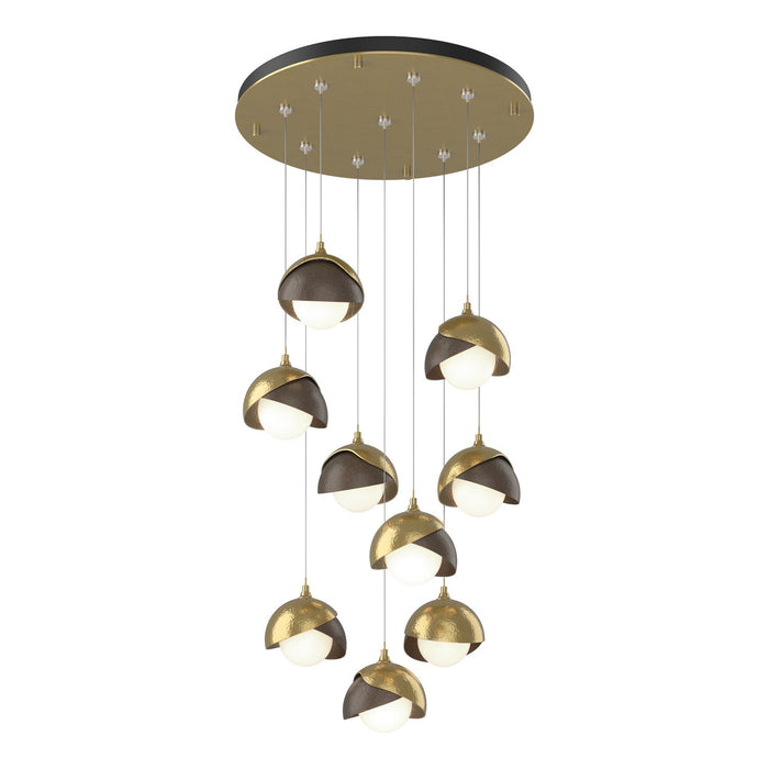 Hubbardton Forge - 131105-SKT-STND-86-05-GG0711 - LED Pendant - Brooklyn - Modern Brass