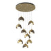 Hubbardton Forge - 131105-SKT-STND-86-05-GG0711 - LED Pendant - Brooklyn - Modern Brass