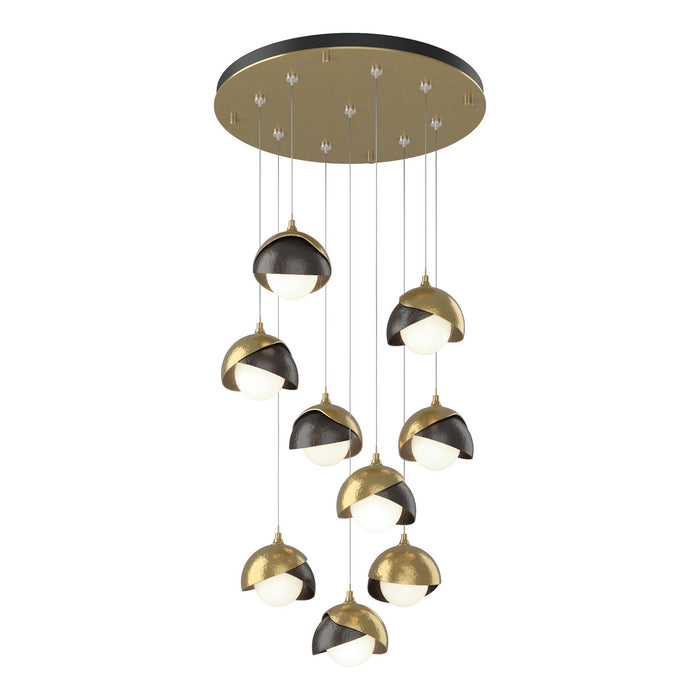 Hubbardton Forge - 131105-SKT-STND-86-14-GG0711 - LED Pendant - Brooklyn - Modern Brass
