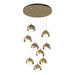 Hubbardton Forge - 131105-SKT-STND-86-84-GG0711 - LED Pendant - Brooklyn - Modern Brass