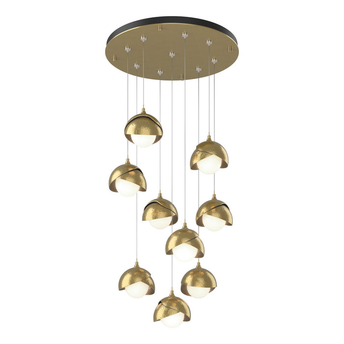 Hubbardton Forge - 131105-SKT-STND-86-86-GG0711 - LED Pendant - Brooklyn - Modern Brass