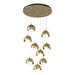 Hubbardton Forge - 131105-SKT-STND-86-86-GG0711 - LED Pendant - Brooklyn - Modern Brass