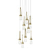 Hubbardton Forge - 131108-SKT-LONG-86-ZM0434 - LED Pendant - Link - Modern Brass