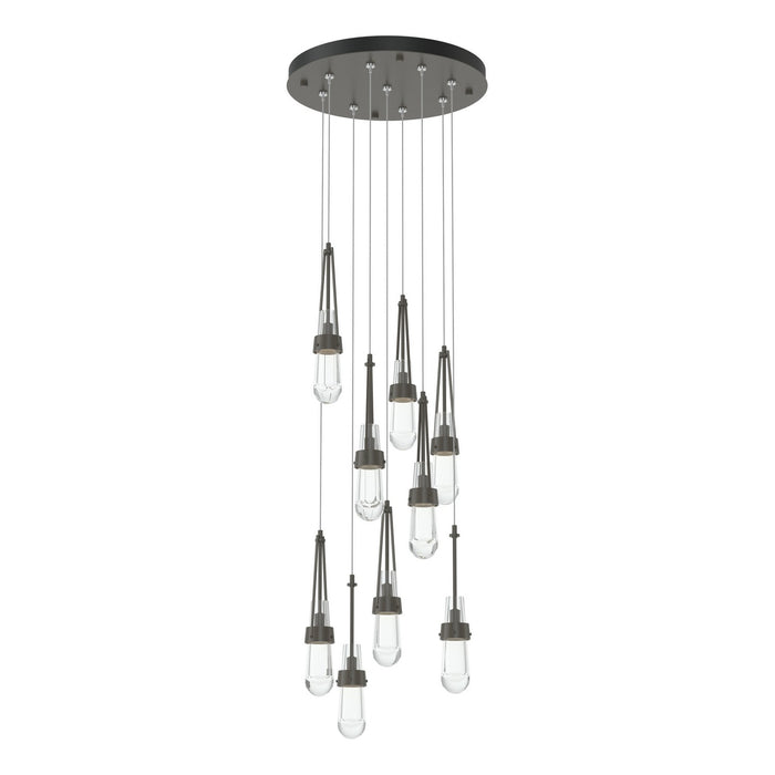 Hubbardton Forge - 131108-SKT-STND-07-ZM0434 - LED Pendant - Link - Dark Smoke