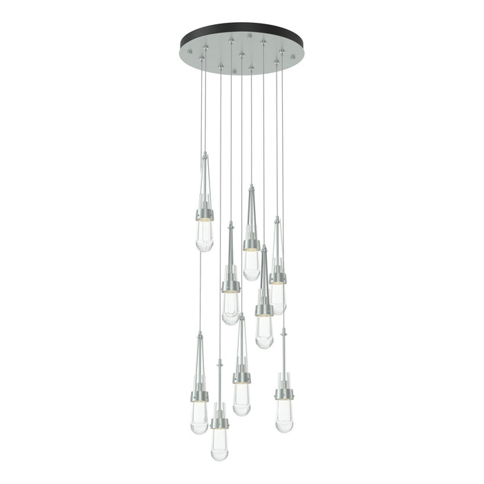 Hubbardton Forge - 131108-SKT-STND-82-ZM0434 - LED Pendant - Link - Vintage Platinum