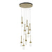 Hubbardton Forge - 131108-SKT-STND-86-ZM0434 - LED Pendant - Link - Modern Brass