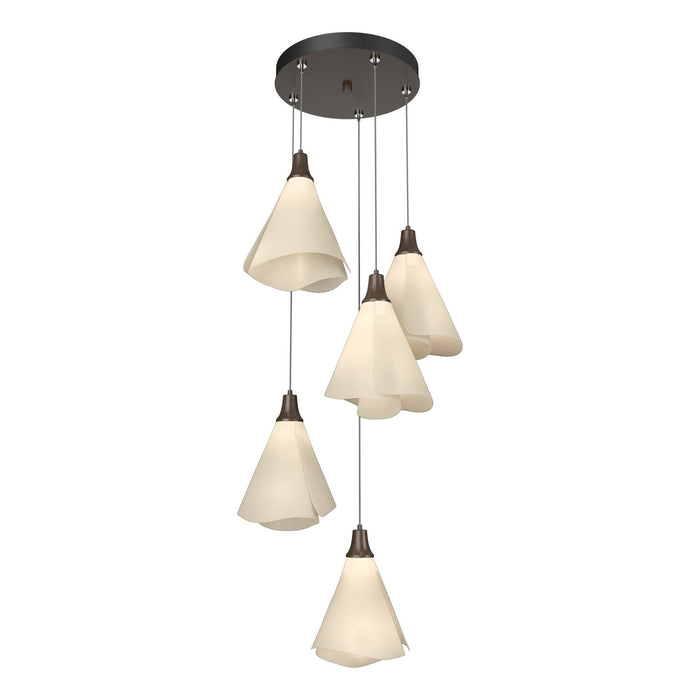 Hubbardton Forge - 131122-SKT-STND-05-SH1987 - LED Pendant - Mobius - Bronze