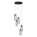 Hubbardton Forge - 131124-SKT-STND-14-ZM0065 - LED Pendant - Exos Glass - Oil Rubbed Bronze