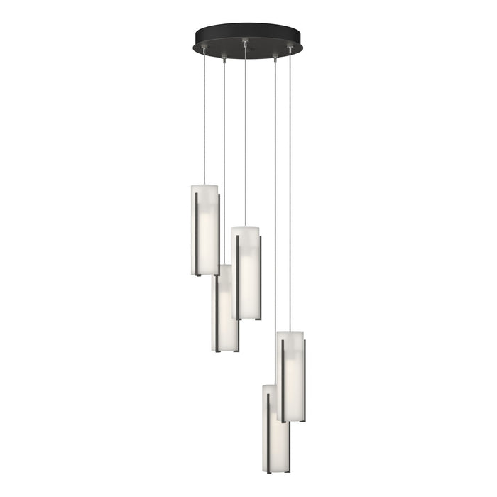 Hubbardton Forge - 131124-SKT-STND-20-GG0065 - LED Pendant - Exos Glass - Natural Iron