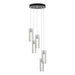 Hubbardton Forge - 131124-SKT-STND-82-ZM0065 - LED Pendant - Exos Glass - Vintage Platinum