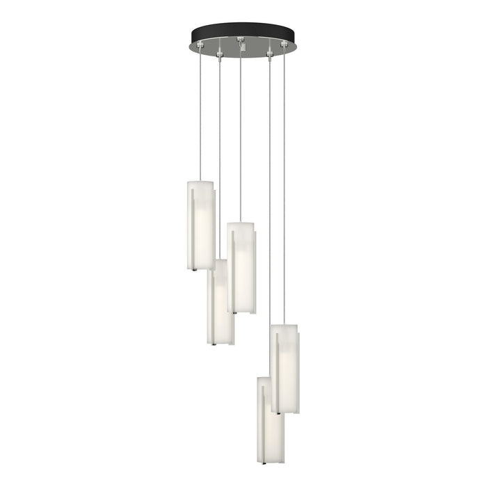 Hubbardton Forge - 131124-SKT-STND-85-GG0065 - LED Pendant - Exos Glass - Sterling