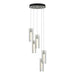 Hubbardton Forge - 131124-SKT-STND-85-ZM0065 - LED Pendant - Exos Glass - Sterling