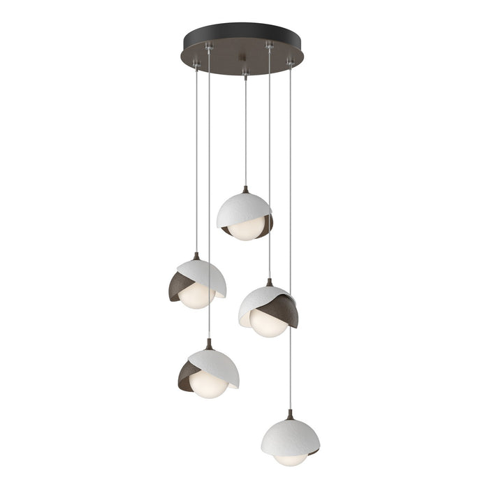 Hubbardton Forge - 131125-SKT-STND-05-02-GG0711 - LED Pendant - Brooklyn - Bronze