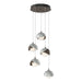 Hubbardton Forge - 131125-SKT-STND-05-82-GG0711 - LED Pendant - Brooklyn - Bronze