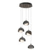 Hubbardton Forge - 131125-SKT-STND-05-89-GG0711 - LED Pendant - Brooklyn - Bronze