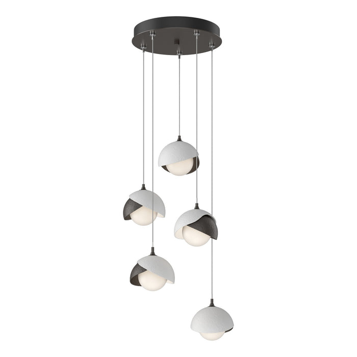 Hubbardton Forge - 131125-SKT-STND-14-02-GG0711 - LED Pendant - Brooklyn - Oil Rubbed Bronze