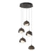 Hubbardton Forge - 131125-SKT-STND-14-05-GG0711 - LED Pendant - Brooklyn - Oil Rubbed Bronze