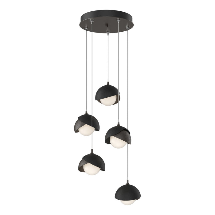 Hubbardton Forge - 131125-SKT-STND-14-10-GG0711 - LED Pendant - Brooklyn - Oil Rubbed Bronze