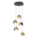 Hubbardton Forge - 131125-SKT-STND-20-86-GG0711 - LED Pendant - Brooklyn - Natural Iron