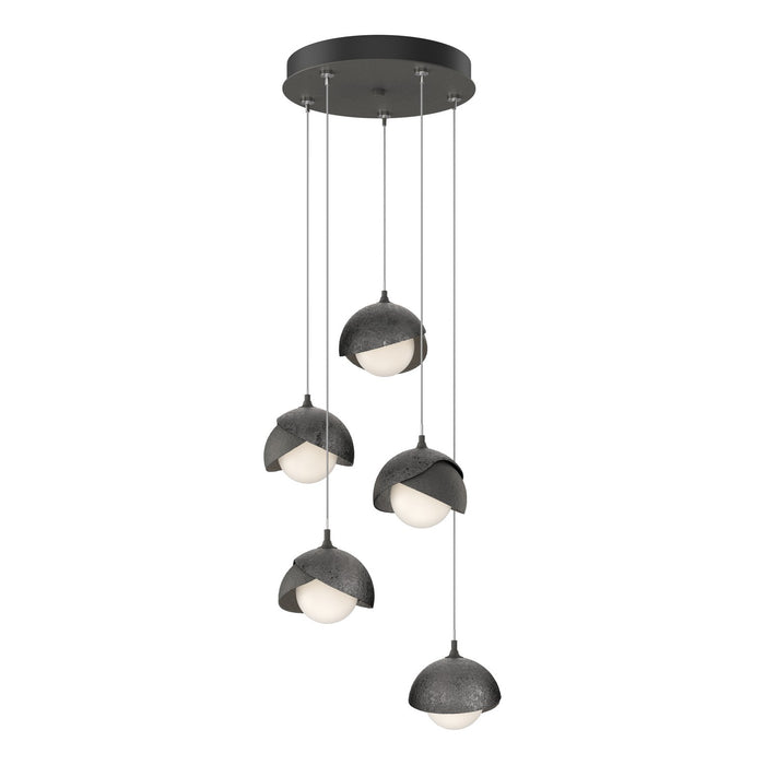 Hubbardton Forge - 131125-SKT-STND-20-89-GG0711 - LED Pendant - Brooklyn - Natural Iron