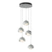 Hubbardton Forge - 131125-SKT-STND-82-82-GG0711 - LED Pendant - Brooklyn - Vintage Platinum