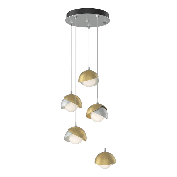 Hubbardton Forge - 131125-SKT-STND-82-86-GG0711 - LED Pendant - Brooklyn - Vintage Platinum