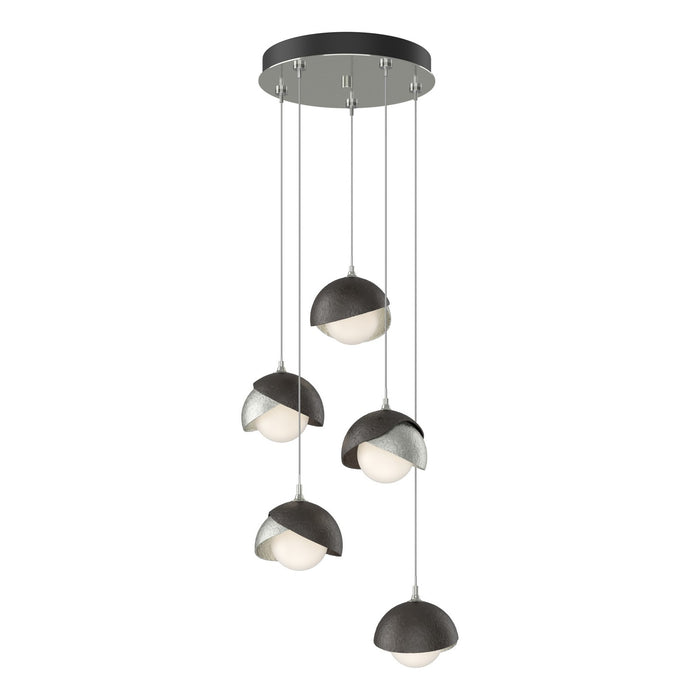 Hubbardton Forge - 131125-SKT-STND-85-14-GG0711 - LED Pendant - Brooklyn - Sterling
