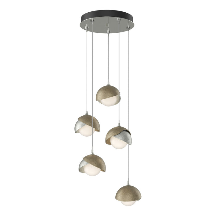 Hubbardton Forge - 131125-SKT-STND-85-84-GG0711 - LED Pendant - Brooklyn - Sterling