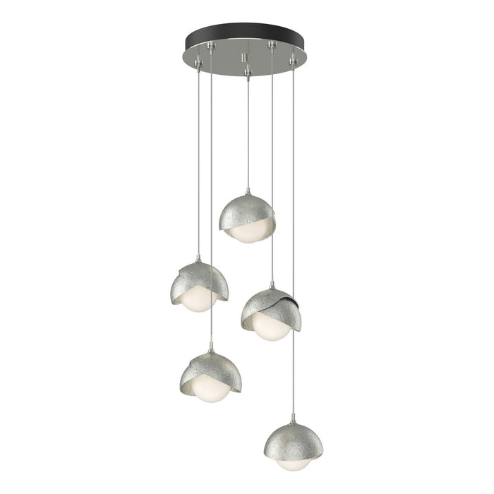 Hubbardton Forge - 131125-SKT-STND-85-85-GG0711 - LED Pendant - Brooklyn - Sterling