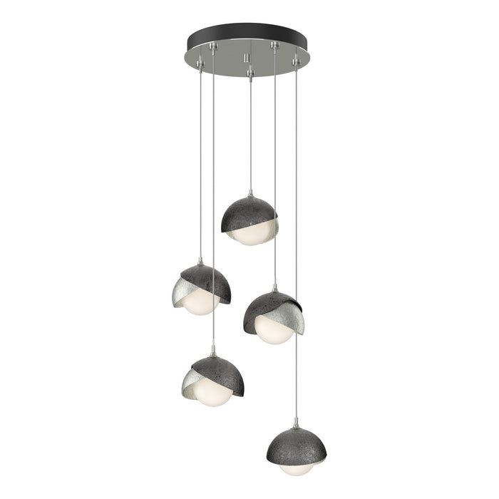 Hubbardton Forge - 131125-SKT-STND-85-89-GG0711 - LED Pendant - Brooklyn - Sterling