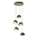 Hubbardton Forge - 131125-SKT-STND-86-07-GG0711 - LED Pendant - Brooklyn - Modern Brass