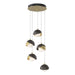 Hubbardton Forge - 131125-SKT-STND-86-14-GG0711 - LED Pendant - Brooklyn - Modern Brass