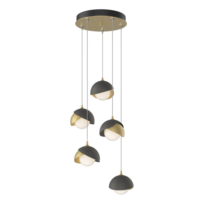 Hubbardton Forge - 131125-SKT-STND-86-20-GG0711 - LED Pendant - Brooklyn - Modern Brass