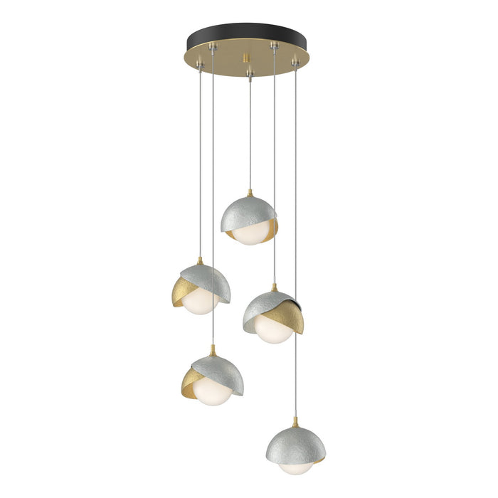 Hubbardton Forge - 131125-SKT-STND-86-82-GG0711 - LED Pendant - Brooklyn - Modern Brass
