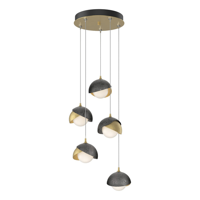 Hubbardton Forge - 131125-SKT-STND-86-89-GG0711 - LED Pendant - Brooklyn - Modern Brass
