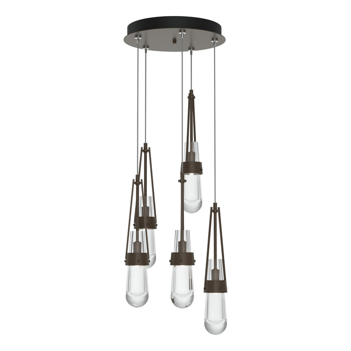 Hubbardton Forge - 131127-SKT-STND-05-ZM0434 - LED Pendant - Link - Bronze