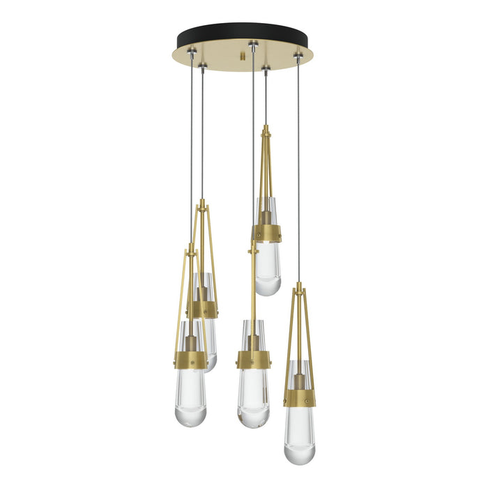 Hubbardton Forge - 131127-SKT-STND-86-ZM0434 - LED Pendant - Link - Modern Brass