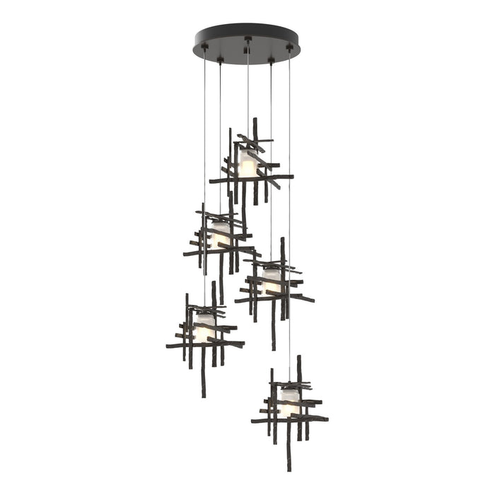 Hubbardton Forge - 131128-SKT-STND-14-YC0305 - LED Pendant - Tura - Oil Rubbed Bronze