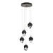 Hubbardton Forge - 131137-SKT-STND-07-BP0754 - LED Pendant - Chrysalis - Dark Smoke