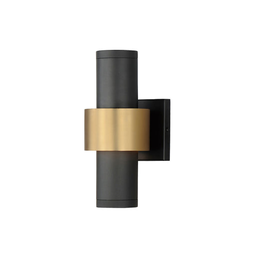 ET2 - E34754-BKGLD - LED Outdoor Wall Sconce - Reveal Outdoor - Black / Gold