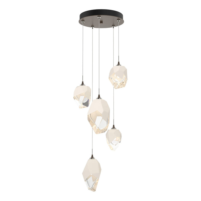 Hubbardton Forge - 131139-SKT-STND-05-WP0756 - LED Pendant - Chrysalis - Bronze