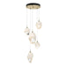 Hubbardton Forge - 131139-SKT-STND-86-WP0756 - LED Pendant - Chrysalis - Modern Brass