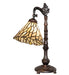 Meyda Tiffany - 104299 - One Light Table Lamp - Willow - Mahogany Bronze